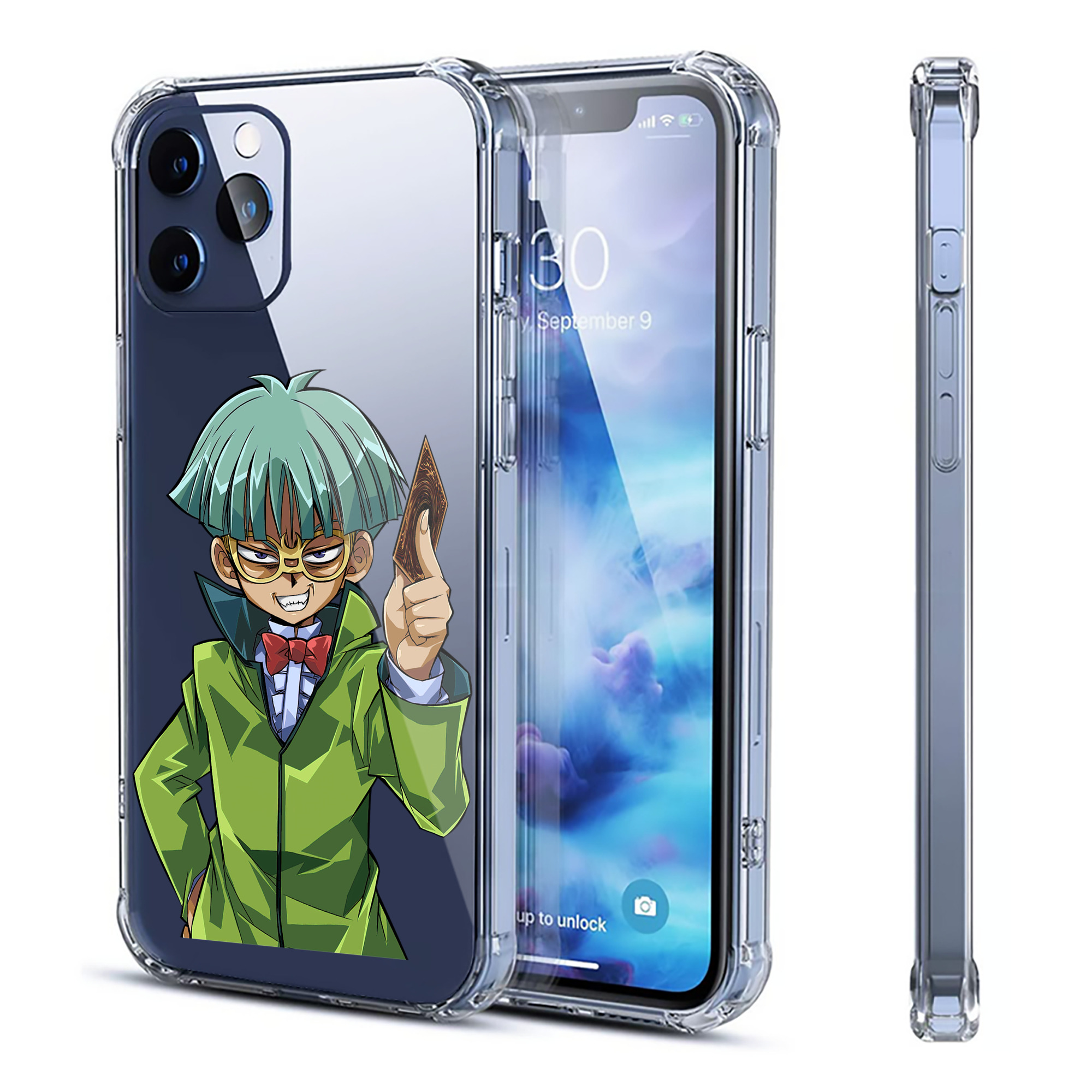 （画像用） 遊☆戯☆王 Yu-Gi-Oh! 【iPhone 12シリーズ対応】透明スマホケース（クリアソフトケース）